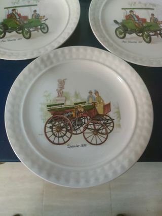 Juego platos de postre vintage