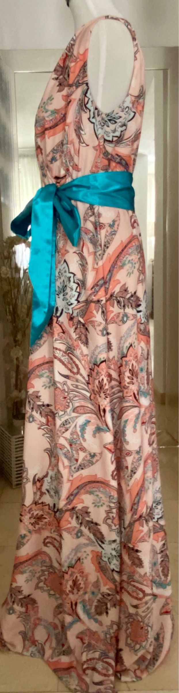 Vestido de fiesta estampado