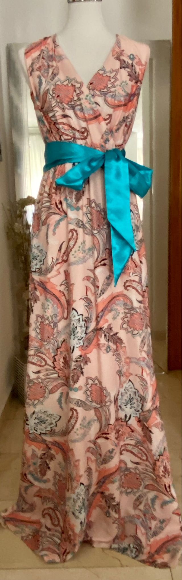 Vestido de fiesta estampado