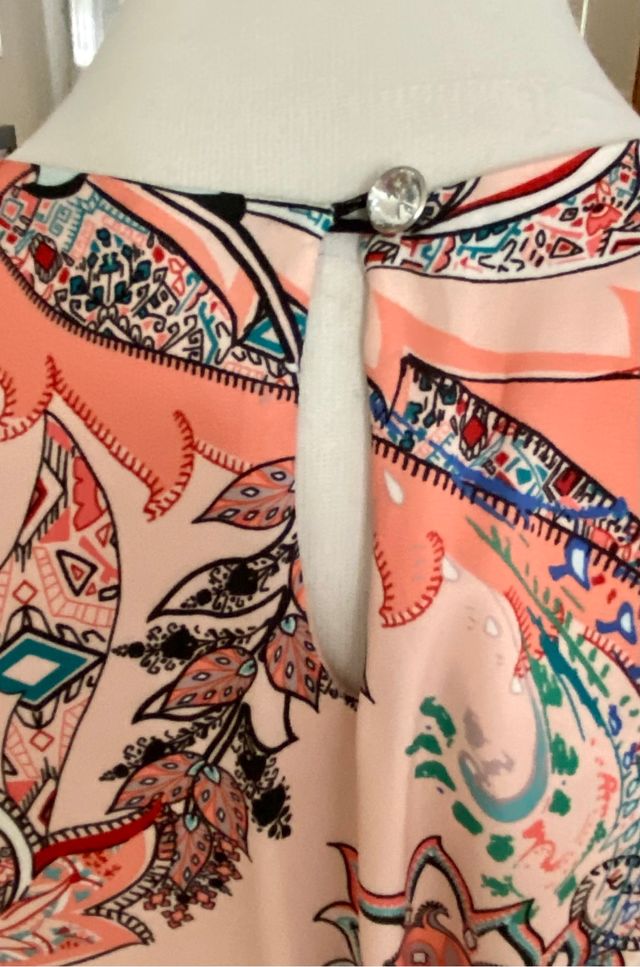 Vestido de fiesta estampado