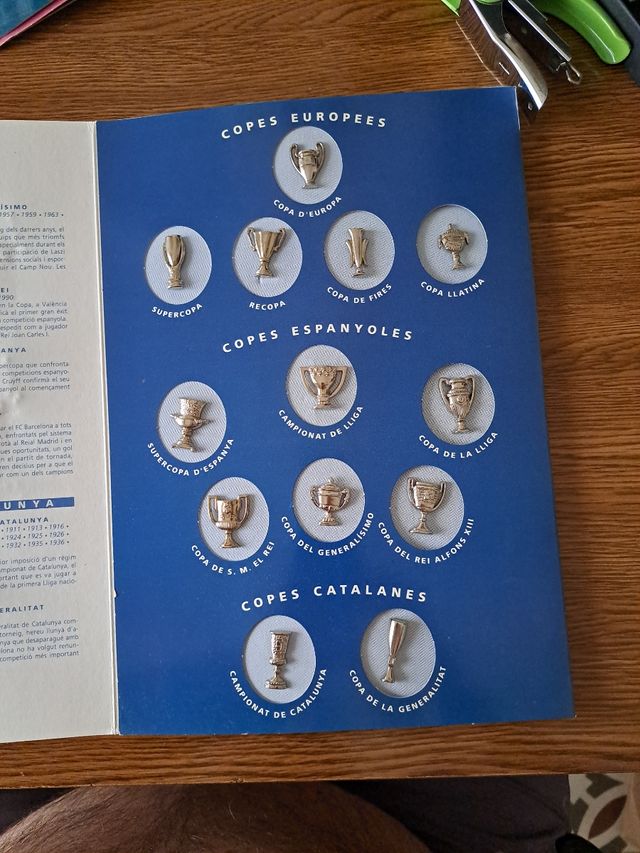 Collezione spille «Les Copes del Barça»