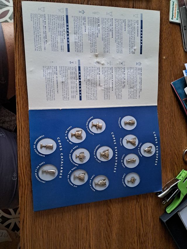 Collezione spille «Les Copes del Barça»