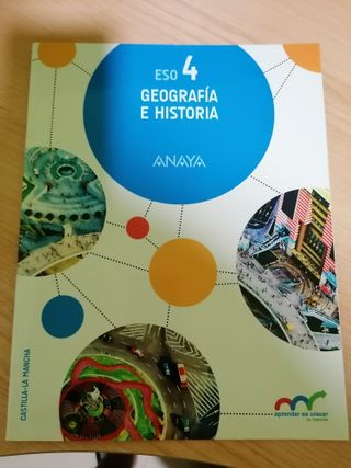 LIBRO DE GEOGRAFIA E HISTORIA 4 ESO ANAYA