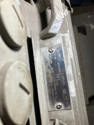 bomba agua motor Siemens 380