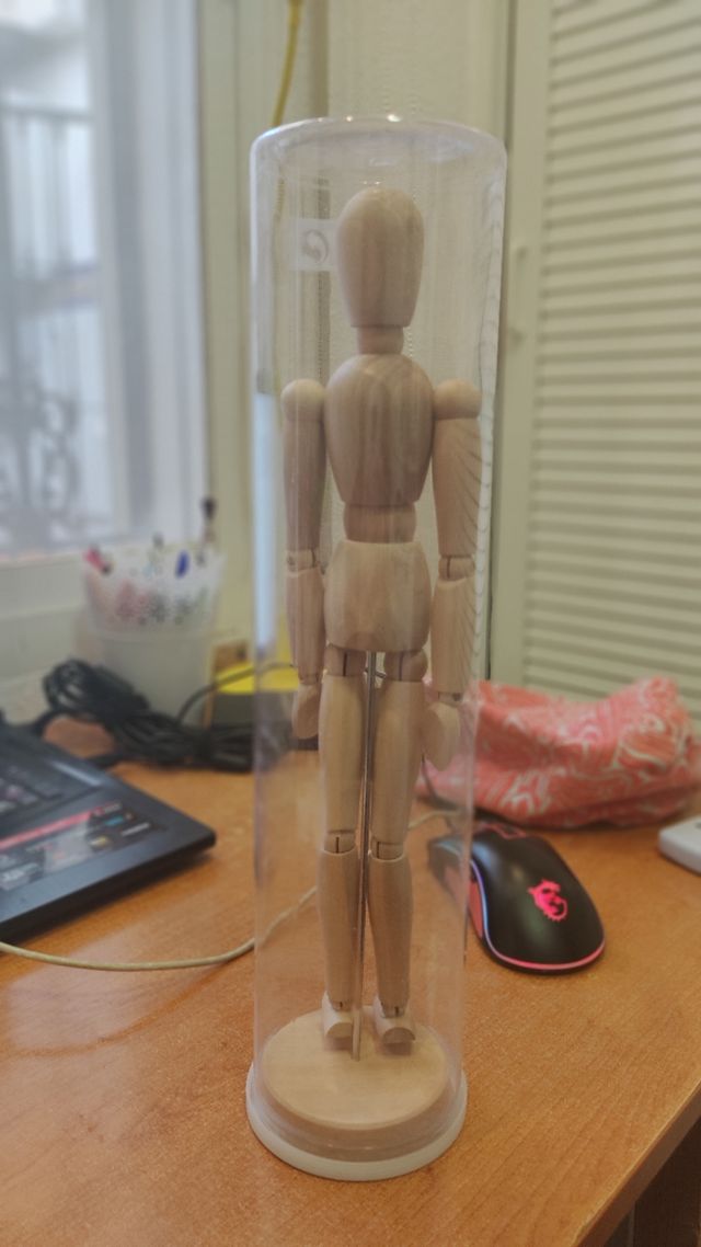 Muñeco de madera maniquí poses IKEA