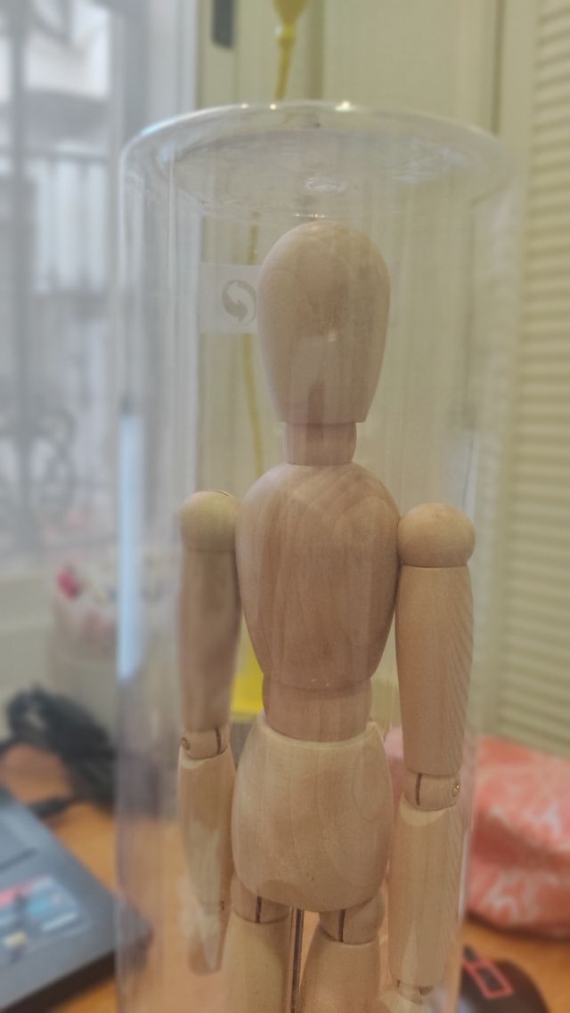 Muñeco de madera maniquí poses IKEA