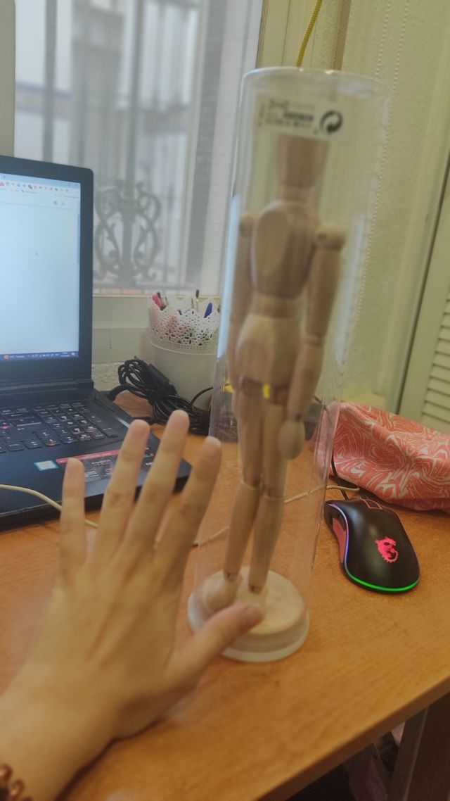 Muñeco de madera maniquí poses IKEA