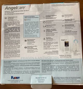 Vigilabebes con sensor de movimiento y donido