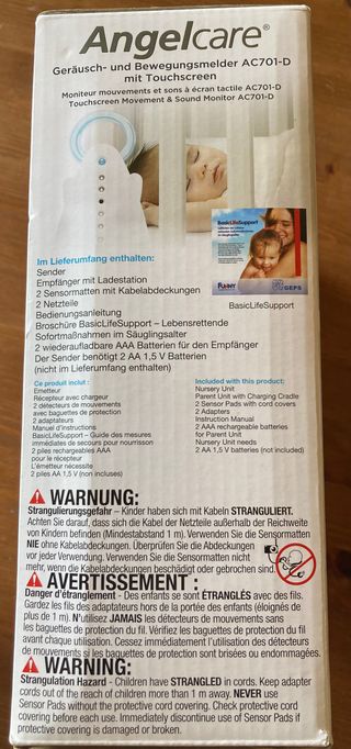 Vigilabebes con sensor de movimiento y donido