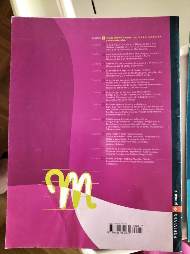 Caligrafía y Problemas Edelvives