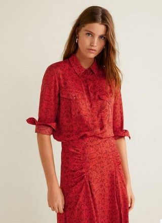 Blusa animal print serpiente