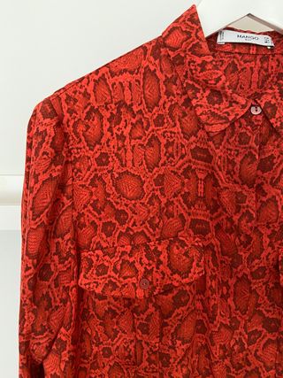 Blusa animal print serpiente