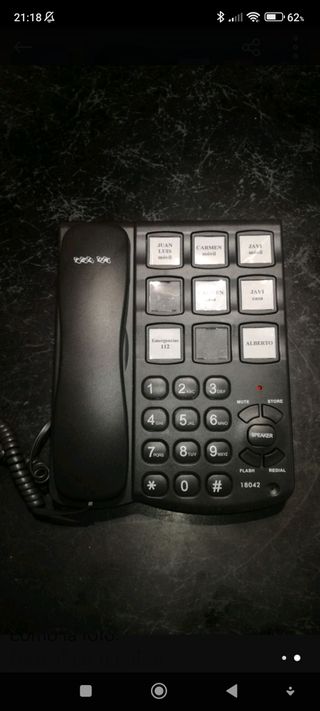 Teléfono fijo para mayores