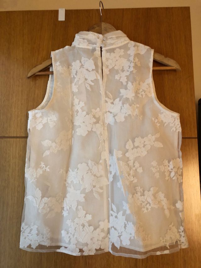 Blusa blanca nueva de Zara