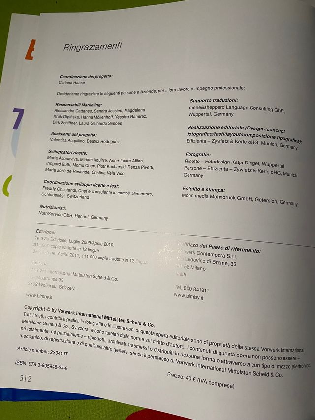 Libro cucina ricette dal mondo