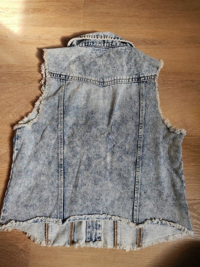 Gilet Jeans Smanicato