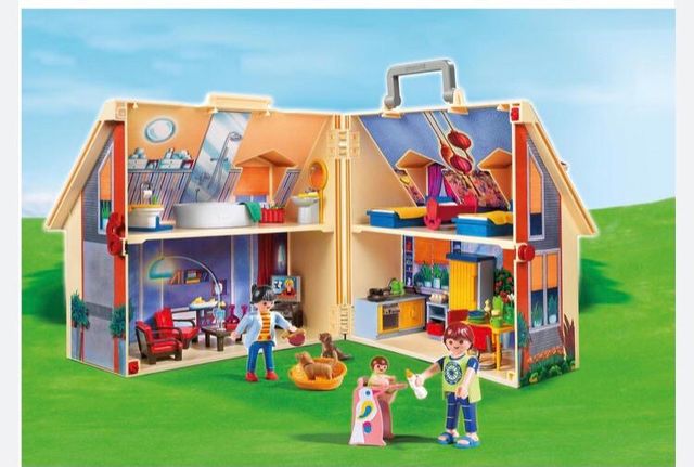 Casa maletín playmobil