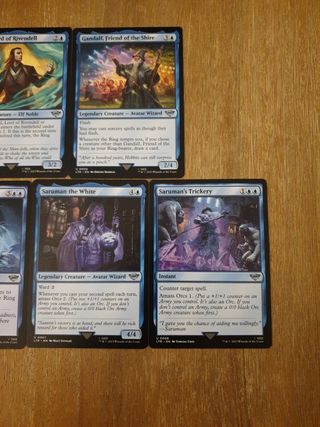 Cartas infrecuentes Señor anillos