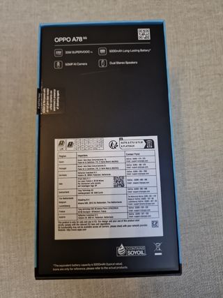 OPPO A78 5G 4gb 128gb