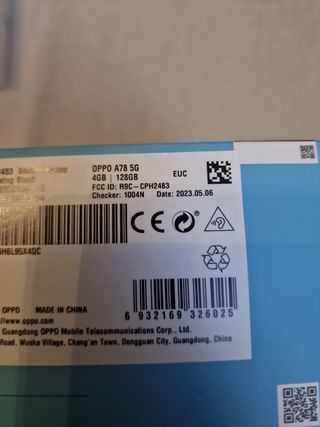 OPPO A78 5G 4gb 128gb