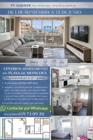 PRECIOSO Y AMPLIO APARTAMENTO EN CENTRO PLAYA