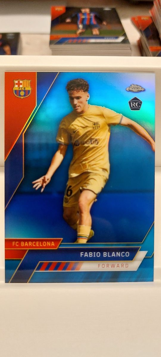 Fabio Blanco /75 Topps Chrome FC Barcelona