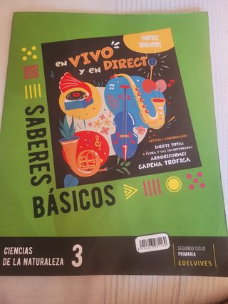 3 Libros Ciencias Naturaleza 3° prima Edelvives