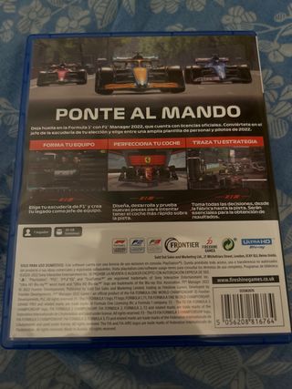 F1 MANAGER 2022 PS5 COMO NUEVO POCO USO