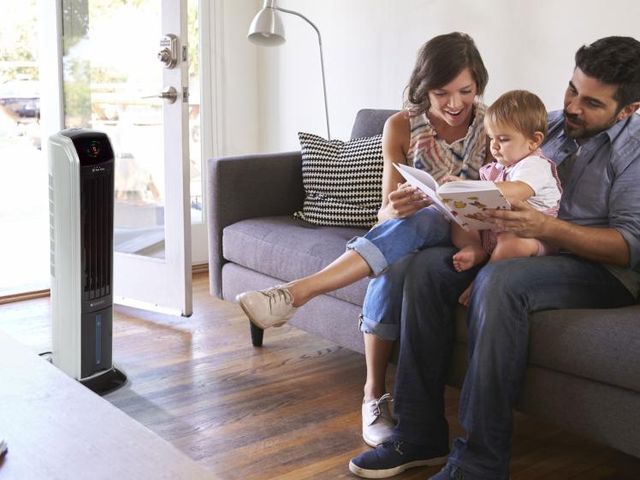 CLIMATIZADOR EVAPORATIVO ELECTRÓNICO CON IONIZADOR