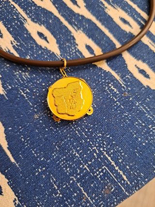 Colgante Pandereta oro