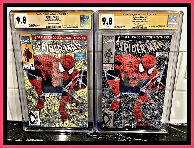 Espectacular!!!! 2 comics Spider-man Firmados