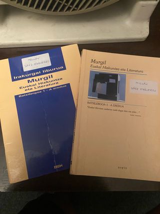Libros de euskera Murgil 1 bachillerato