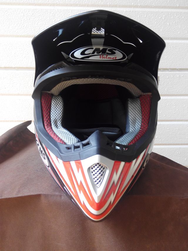 CASCO CMS XR-7 MUTANT ROJO + Gafas MX-FORCE