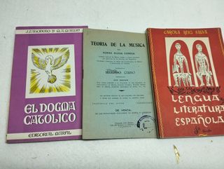 Antiguos libros escolares 