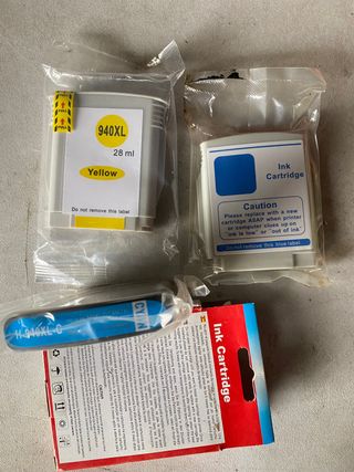 Cartuchos color impresora HP