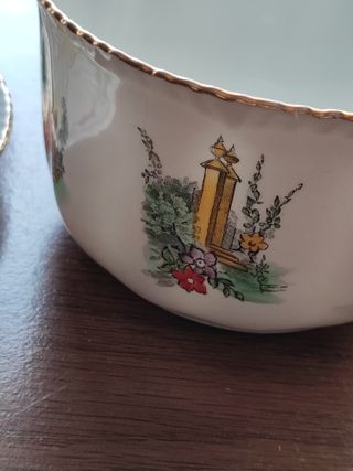 Porcelana Inglesa Phoenix China 3 platos y Cuenco