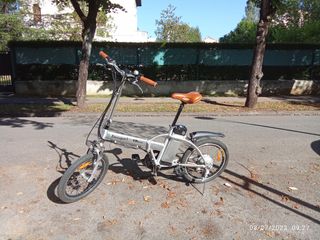 Bicicleta plegable electrica