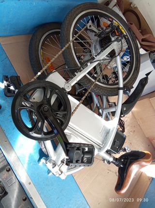 Bicicleta plegable electrica