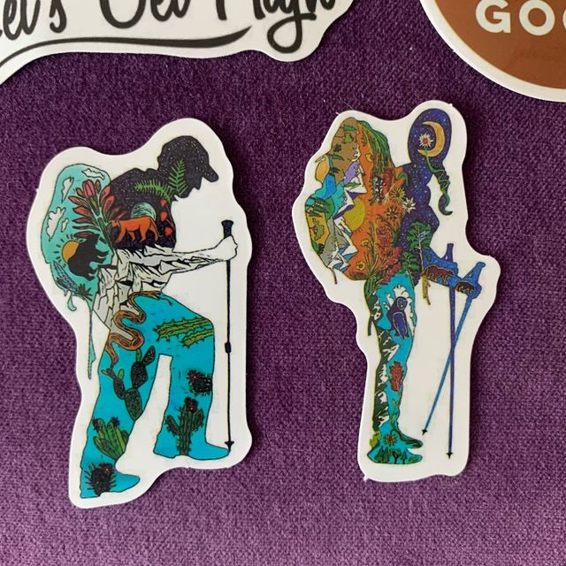 11 adesivi da montagna.