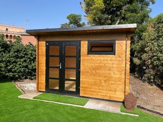 Caseta de madera 10,4 m2 Modelo Nevada