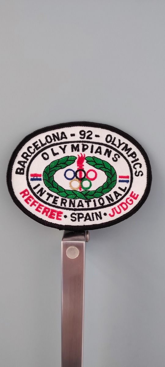 2 remendos bordados JJOO 92