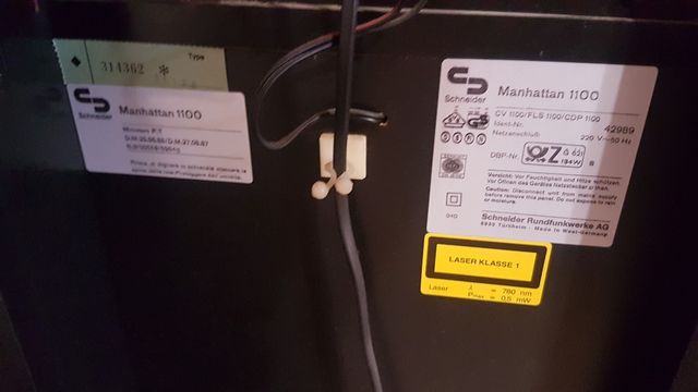 Amplficador Manhatan 1100.CD, RADI,PLETINAS