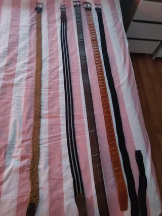 Lote cinturones talla grande hombre