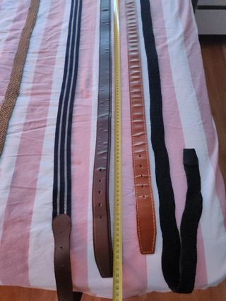 Lote cinturones talla grande hombre