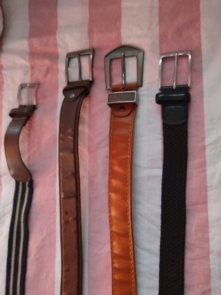 Lote cinturones talla grande hombre