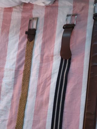 Lote cinturones talla grande hombre