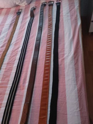 Lote cinturones talla grande hombre