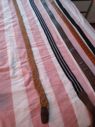 Lote cinturones talla grande hombre