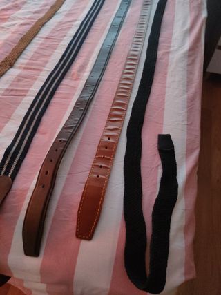 Lote cinturones talla grande hombre