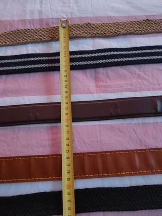 Lote cinturones talla grande hombre